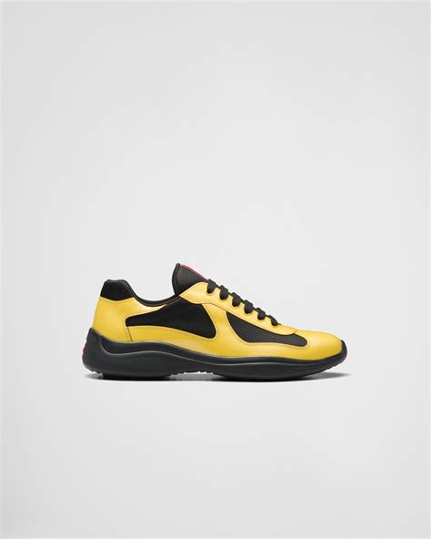 prada yellow running shoes|prada shoes america's cup.